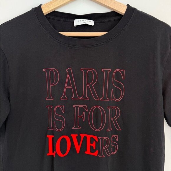 Sandro Paris Is For Lovers Graphic Tee size 1 - Picture 5 of 9